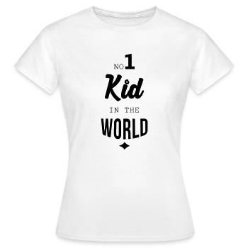 Teenager / Jugendliche / Jugendlicher / Kind - Frauen T-Shirt - Weiß - Vorne - AI Model Female 172 dark (172cm)