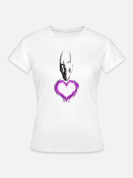 Drachenherz 1 - Frauen T-Shirt - Weiß