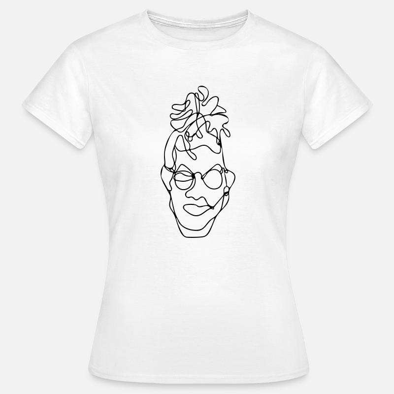 Rechtsseitig - Frauen T-Shirt - Weiß