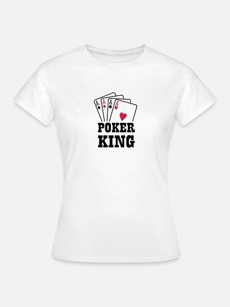 Poker king - T-shirt Femme - blanc
