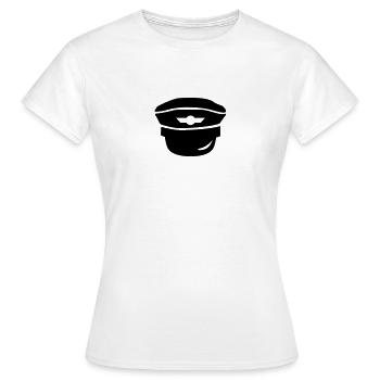 Pilot - Women's T-Shirt - white - Front - AI Model Female 172 dark (172cm)