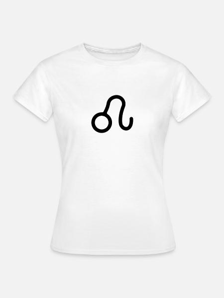 Sternzeichen Löwe - Frauen T-Shirt - Weiß