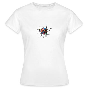 Buntes Nest - Frauen T-Shirt - Weiß - Vorne - AI Model Female 172 dark (172cm)