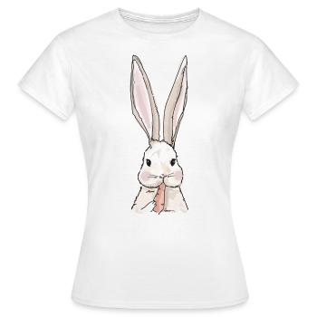 Sweet Bunny - Frauen T-Shirt - Weiß - Vorne - AI Model Female 172 dark (172cm)