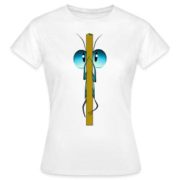 insecte - T-shirt Femme - blanc - Devant - AI Model Female 172 dark (172cm)