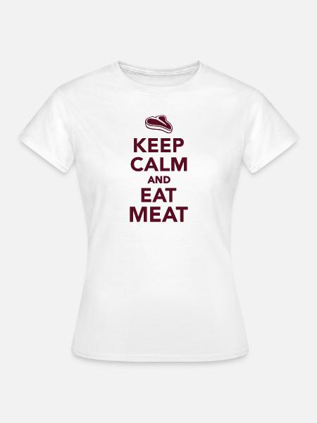 Fleisch - Frauen T-Shirt - Weiß