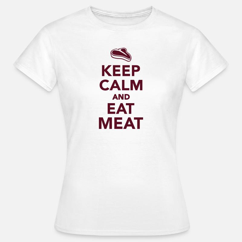 Fleisch - Frauen T-Shirt - Weiß