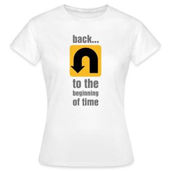 U-turn - Women's T-Shirt - white - Front - AI Model Female 172 dark (172cm)