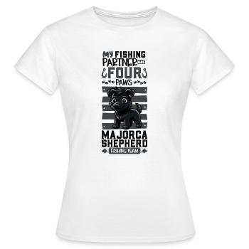 Angeln und Ca de bestiar - Frauen T-Shirt - Weiß - Vorne - AI Model Female 172 dark (172cm)
