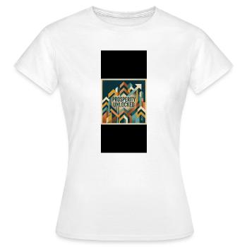 Property unlock - T-shirt Femme - blanc - Devant - AI Model Female 172 dark (172cm)
