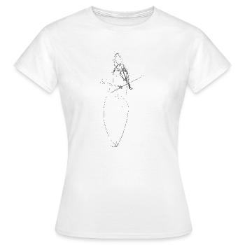 Violinist - Women's T-Shirt - white - Front - AI Model Female 172 dark (172cm)