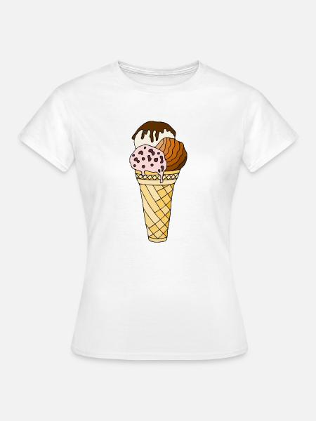Eis - Frauen T-Shirt - Weiß