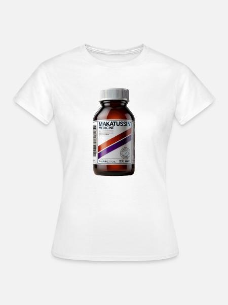 Makatussin Codiene mit modernem Design - Frauen T-Shirt - Weiß