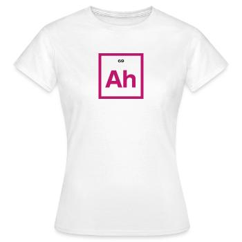 The element of surprise - Women's T-Shirt - white - Front - AI Model Female 172 dark (172cm)