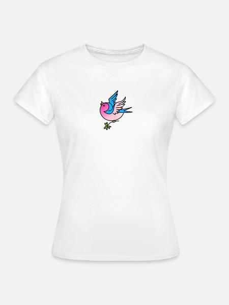 Schwalbe - Frauen T-Shirt - Weiß