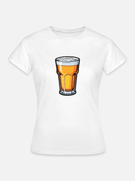 Bier - Frauen T-Shirt - Weiß