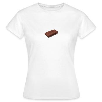 The Bourbon Biscuit. - Women's T-Shirt - white - Front - AI Model Female 172 dark (172cm)