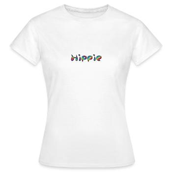 Hippie amusant - T-shirt Femme - blanc - Devant - AI Model Female 172 dark (172cm)