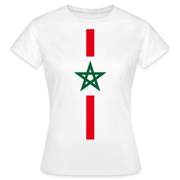 Marokko T-Shirt - Frauen T-Shirt - Weiß - Vorne - AI Model Female 172 dark (172cm)
