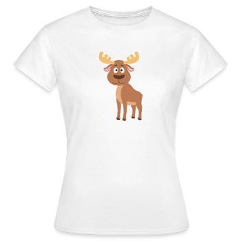 élan - T-shirt Femme - blanc - Devant - AI Model Female 172 dark (172cm)