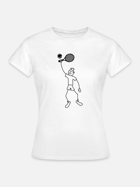 Play Tennis - Frauen T-Shirt - Weiß