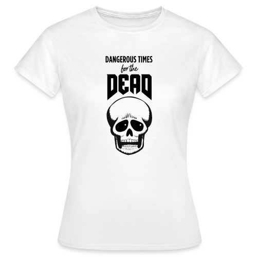 DT4TD skull zwart - Vrouwen T-shirt