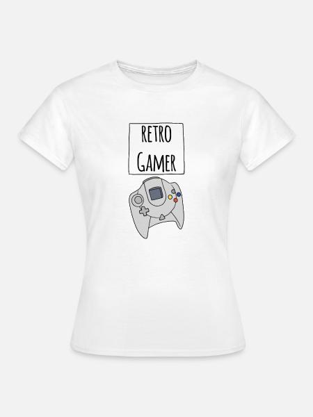 Gamer Retro DC - Frauen T-Shirt - Weiß