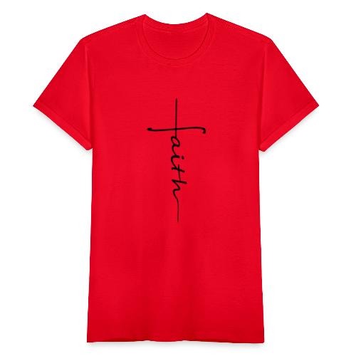 Kreuz faith - Frauen T-Shirt