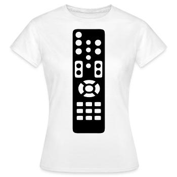 Fernbedienung 0 - Frauen T-Shirt - Weiß - Vorne - AI Model Female 172 dark (172cm)