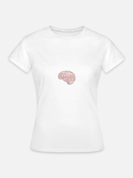 Gehirn - Frauen T-Shirt - Weiß