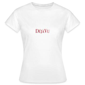 DEJA VU - T-shirt Femme - blanc - Devant - AI Model Female 172 dark (172cm)