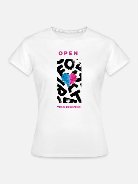 Open your Horizon - Frauen T-Shirt - Weiß