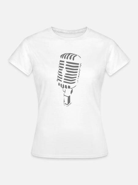 Retro Musik - Frauen T-Shirt - Weiß