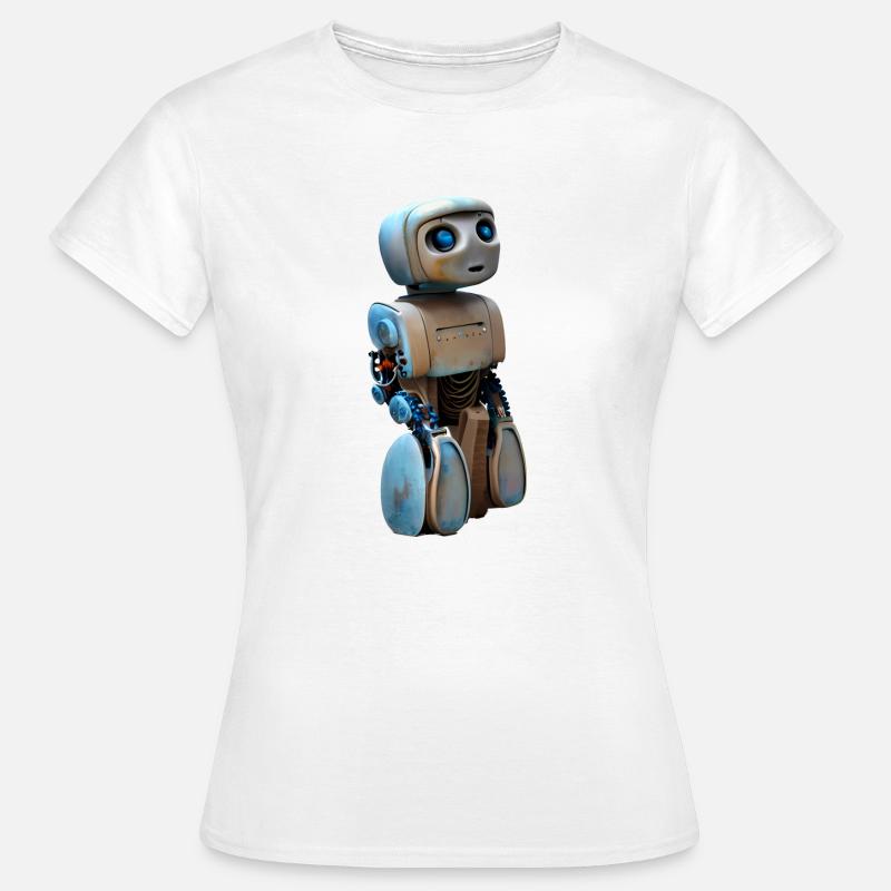 Cute Robot - Women's T-Shirt - white