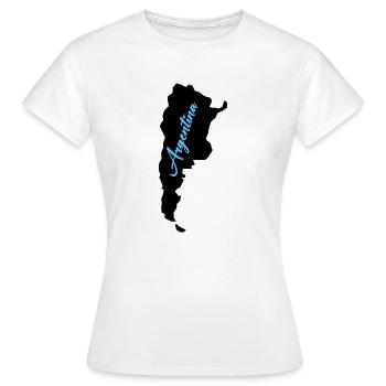 Argentina - Women's T-Shirt - white - Front - AI Model Female 172 dark (172cm)