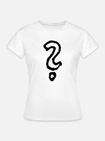 fragezeichen - Frauen T-Shirt - Weiß