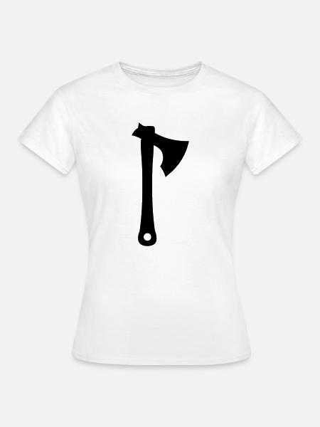 Axt - Frauen T-Shirt - Weiß