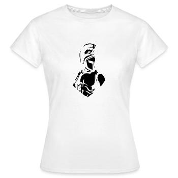 Spartan Sparta Spartacus Leonidas Cadeau - T-shirt Femme - blanc - Devant - AI Model Female 172 dark (172cm)