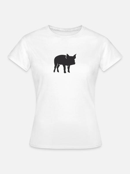 Ferkel - Frauen T-Shirt - Weiß