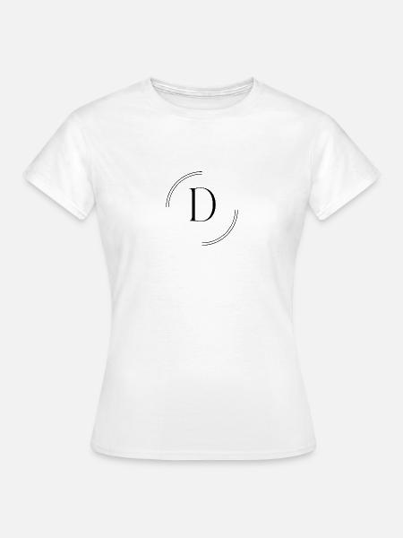 Buchstabe D - Frauen T-Shirt - Weiß