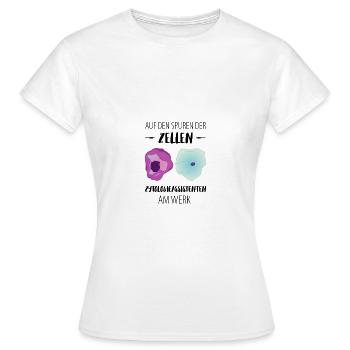 Zytologie und Zellen - Frauen T-Shirt - Weiß - Vorne - AI Model Female 172 dark (172cm)