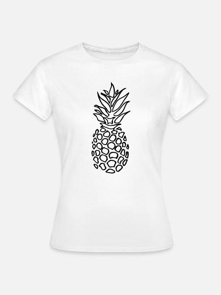 Ananas - Frauen T-Shirt - Weiß