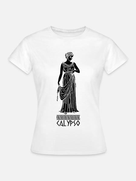 Calypso (schwarz) - Frauen T-Shirt - Weiß