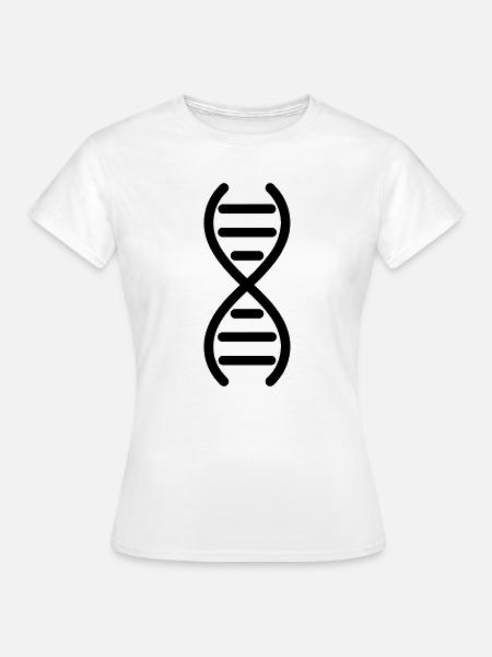 DNA-DNA-Doppelhelix - Frauen T-Shirt - Weiß