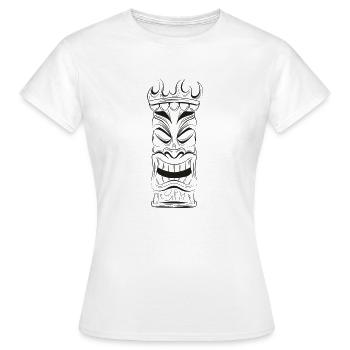 Tiki - T-shirt Femme - blanc - Devant - AI Model Female 172 dark (172cm)