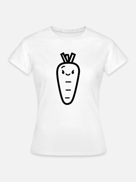 Karotte - Frauen T-Shirt - Weiß