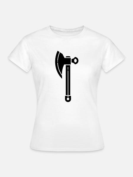 Axt - Frauen T-Shirt - Weiß