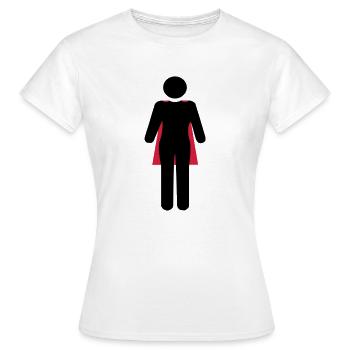 superwoman - T-shirt Femme - blanc - Devant - AI Model Female 172 dark (172cm)
