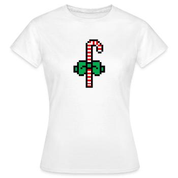 Sucre d orge - T-shirt Femme - blanc - Devant - AI Model Female 172 dark (172cm)