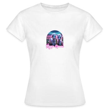 Zwei süße Ponys - Magic Queen - Frauen T-Shirt - Weiß - Vorne - AI Model Female 172 dark (172cm)